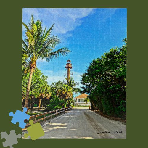 Sanibel Island Florida Lighthouse Gulf Coast Jigsaw Puzzle