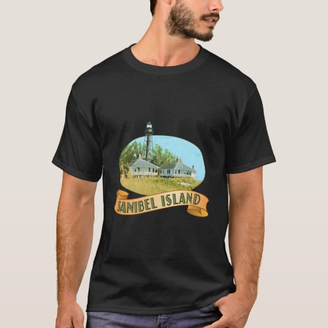 Sanibel Island Florida Lighthouse T-Shirt (Front)