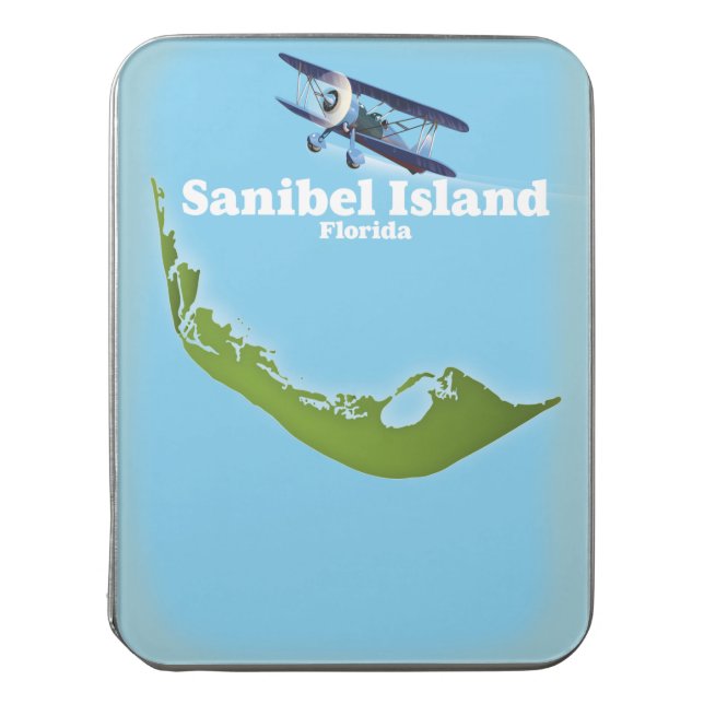 Sanibel Island Florida map Jigsaw Puzzle (Lid Vertical)