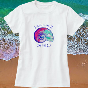 Sanibel Island Florida Pretty Seashell T-Shirt
