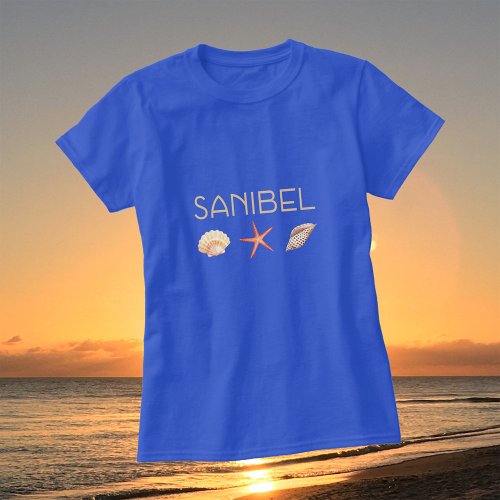 Sanibel Island Florida seashells T_Shirt