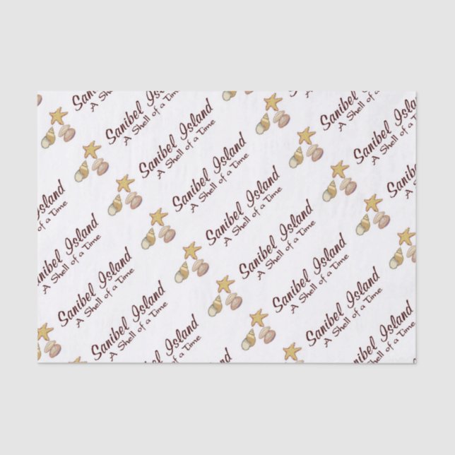 Sanibel Island Florida Tissue Paper (Front)