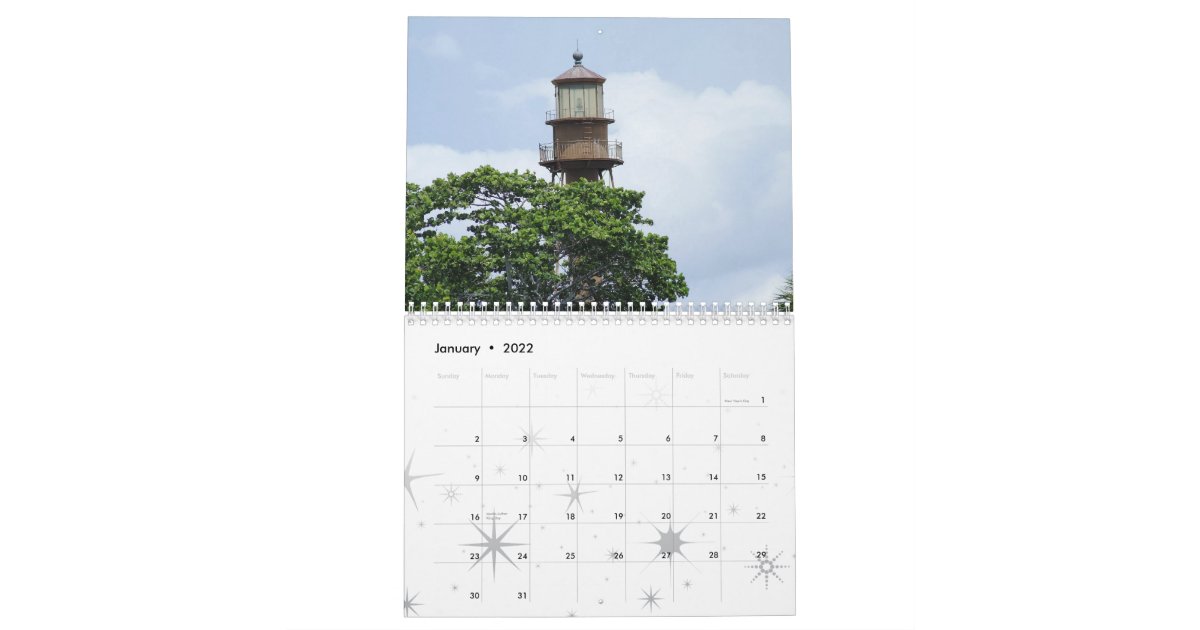 Sanibel Island Light Calendar | Zazzle.com