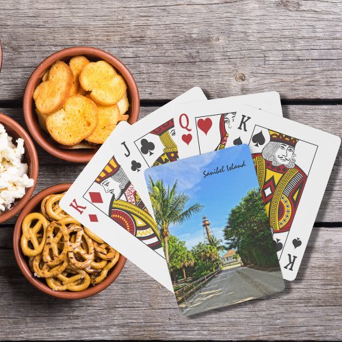 Sanibel Island Lighthouse Florida Gulf Coast Poker Cards