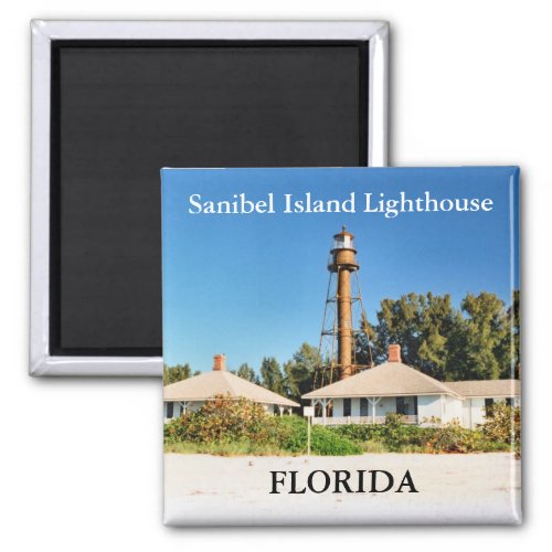 Sanibel Island Lighthouse Florida Magnet