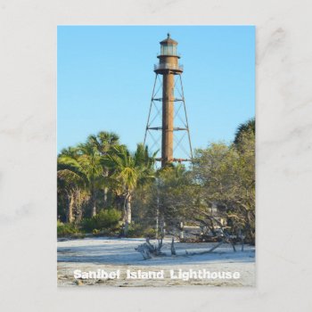 Sanibel Island Lighthouse - Florida Postcard by Sightseeing_The_USA at Zazzle
