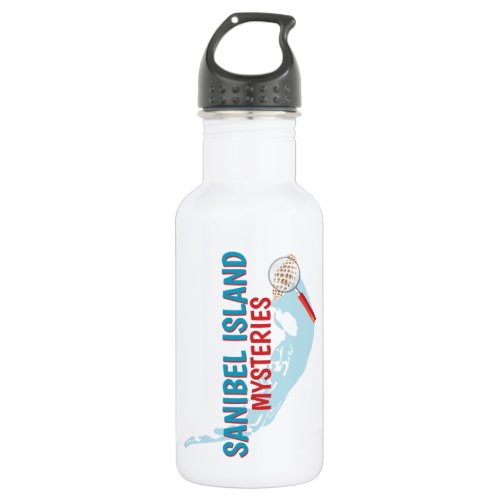 Sanibel Island Mysteries 18 oz water bottle