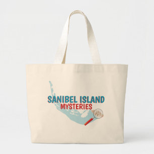 Sanibel Island Mysteries beach bag
