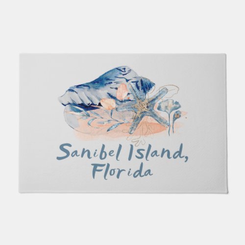 Sanibel Island Seashells  Doormat