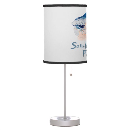 Sanibel Island Seashells   Table Lamp (Left)
