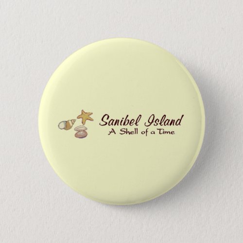 Sanibel Island Shells Pinback Button