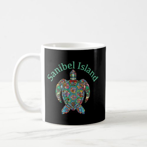 Sanibel Island Tribal Turtle Coffee Mug
