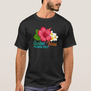 Sanibel Island Vacation Florida Tropical Hibiscus  T-Shirt