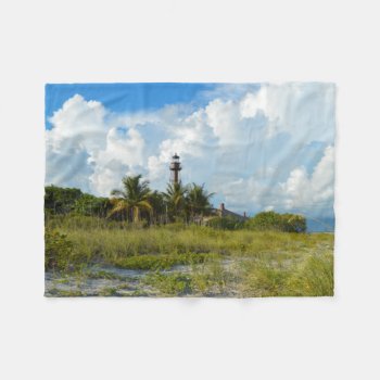 Sanibel Lighthouse Beach Blanket by PhotosfromFlorida at Zazzle