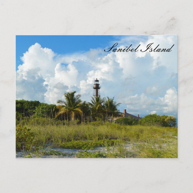 Sanibel Lighthouse Beach Postcard (Front)