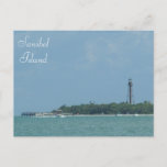Sanibel Lighthouse Beach Postcard at Zazzle