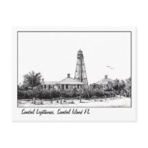 Sanibel lIghthouse postcard