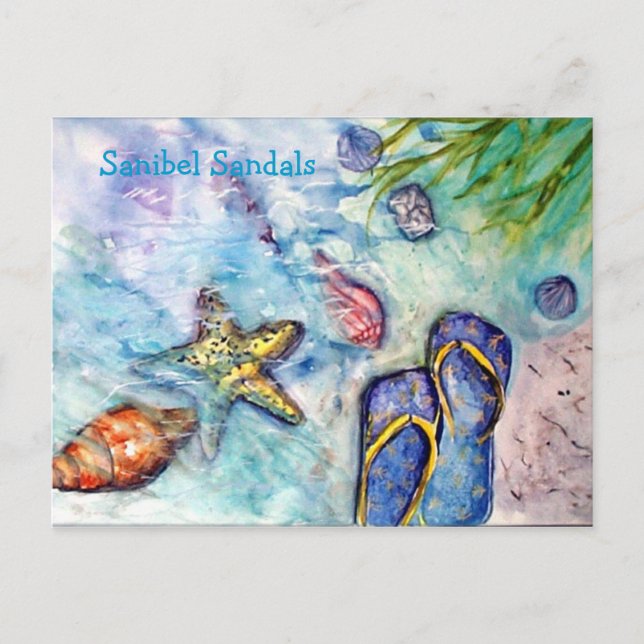 Sanibel Sandals Postcard (Front)