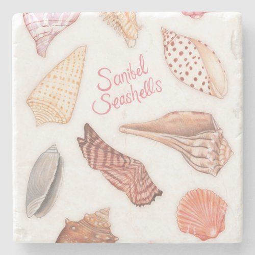 Sanibel Seashells Coaster