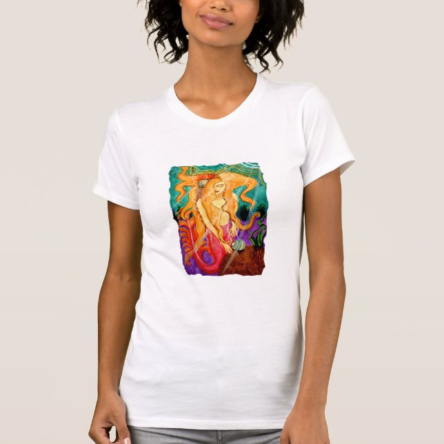 Sanibel Siren Mermaid T-Shirt (Front)