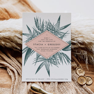 Sanibel Tropical Botanical Save the Date Card