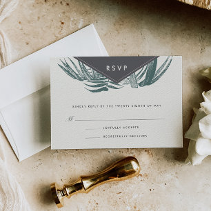 Sanibel Vintage Tropical RSVP Card