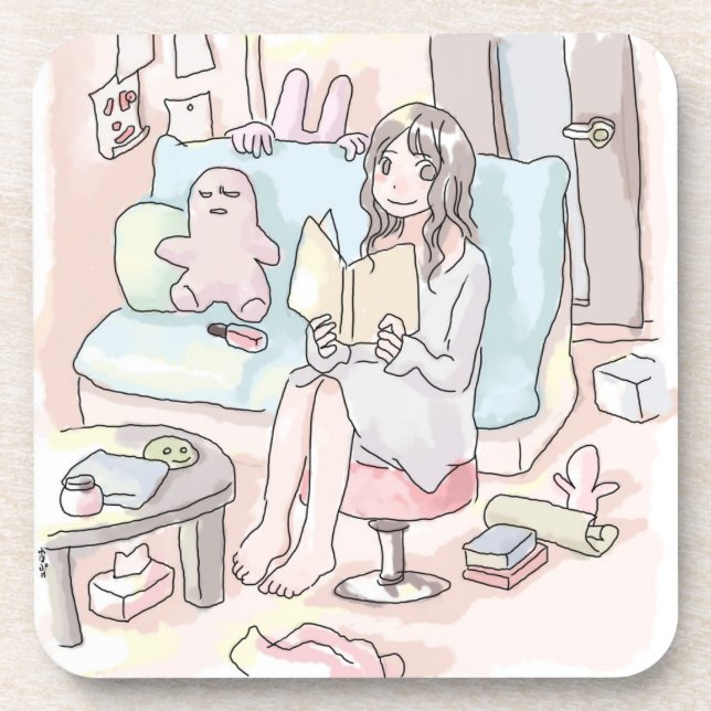 Sanirekuji Beverage Coaster (Front)