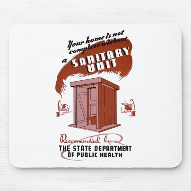 Sanitary Unit Mouse Pad (Front)