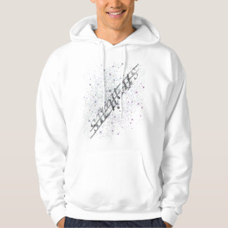 Sanitas - (White) Shattered Stars Hoodie