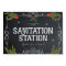 Sanitation Station christmas winter wedding sign