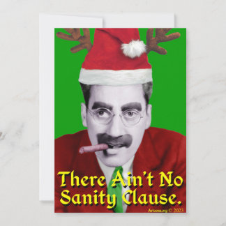 Sanity Clause Holiday Card
