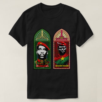 Sankara, Ibrahim Traore Pan African Stained Glass T-Shirt