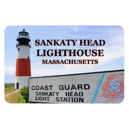 Sankaty Head Lighthouse Nantucket MA Flex Magnet