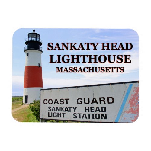 Sankaty Head Lighthouse Nantucket MA Flex Magnet