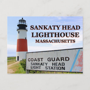 Sankaty Head Lighthouse, Nantucket MA Postcard