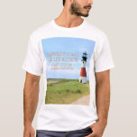 Sankaty Head Lighthouse, Nantucket Ma T-shirt at Zazzle