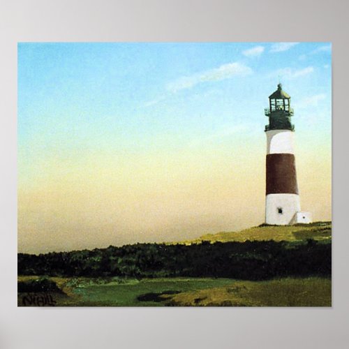 Sankaty Head Nantucket Lighthouse Art Print