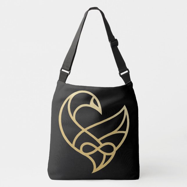 Sankofa  Ascension Sankofa Bird  Crossbody Bag (Front)