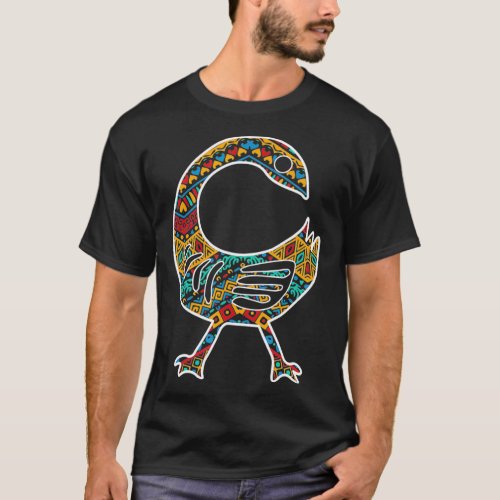 Sankofa Bird African Pride Symbol Akan Black Histo T_Shirt