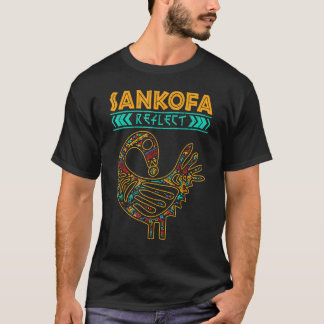 Sankofa Black History Afro African Pride Men Women T-Shirt