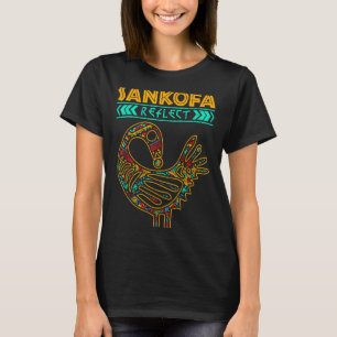 Sankofa Black History Afro African Pride Men Women T-Shirt