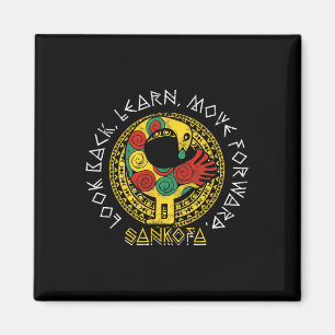 Sankofa Black History Month Adinkra Ghana  Magnet
