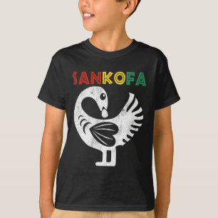 Sankofa Juneteenth Ghana Adinkra Symbol Sankofa  T-Shirt