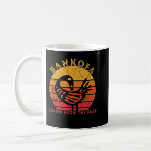 Sankofa Retro Vintage Learn From The Past African Coffee Mug