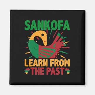 Sankofa Symbol And Adinkra Ghana For Black History Magnet
