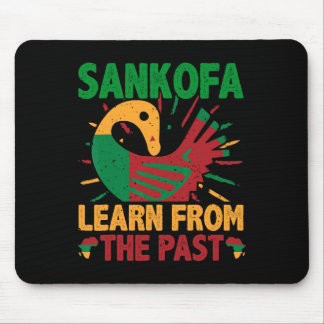 Sankofa Symbol And Adinkra Ghana For Black History Mouse Pad