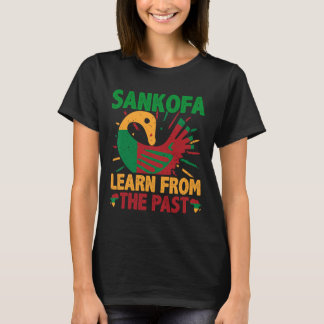 Sankofa Symbol And Adinkra Ghana For Black History T-Shirt