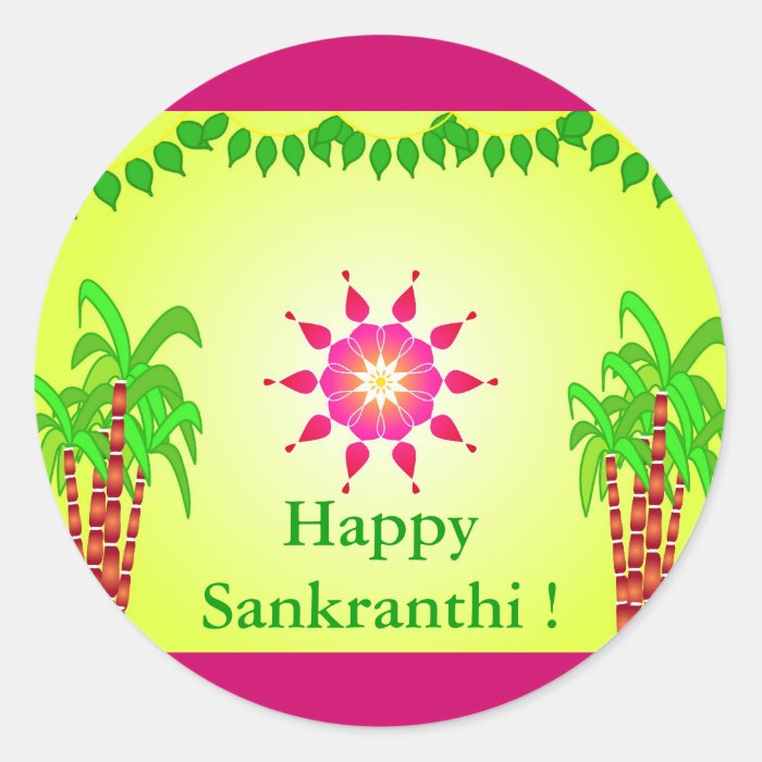 Sankranthi   Indian festival Stickers