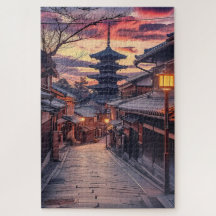 Sannenzaka Path Kyoto Japan, Travel 1000 Piece 