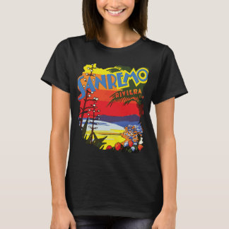 Sanremo Beach Riviera Sunny Travel T-Shirt